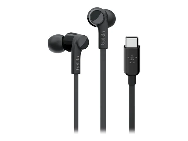 Belkin Écouteurs filaire USB-C noir Noir filaire