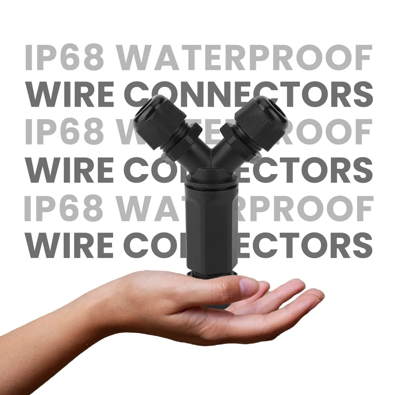 Boîte de Jonction Étanche IP68 en Y 3 Voies câble extérieur ~2298