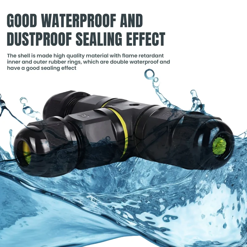 LEDSone Boîte de Jonction Étanche IP68 pour Câble Extérieur ~2297