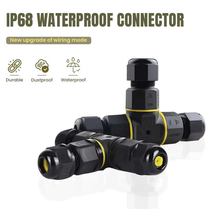 LEDSone Boîte de Jonction Étanche IP68 pour Câble Extérieur ~2297