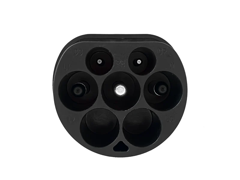 T1 Female (Car) to T2 Male (Cable) Compact Adaptor For EVs