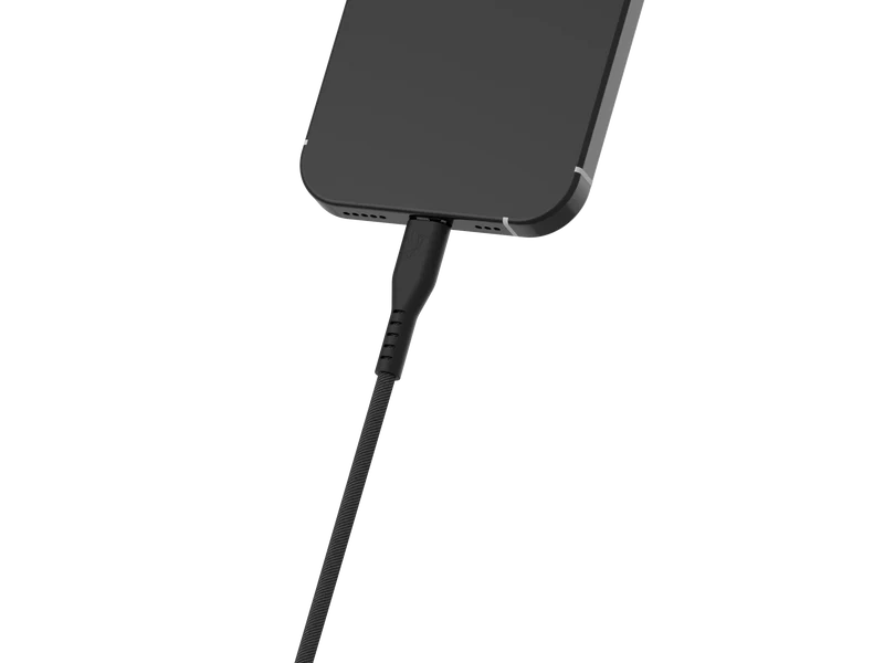 Câble tressé GREEN_E USB-C 60W Fabriqué en France, 1,50 m, Noir légende