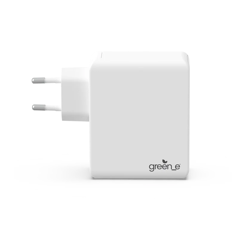 Chargeur Universel GREEN_E USB-C 298W, 3 PORTS - Blanc