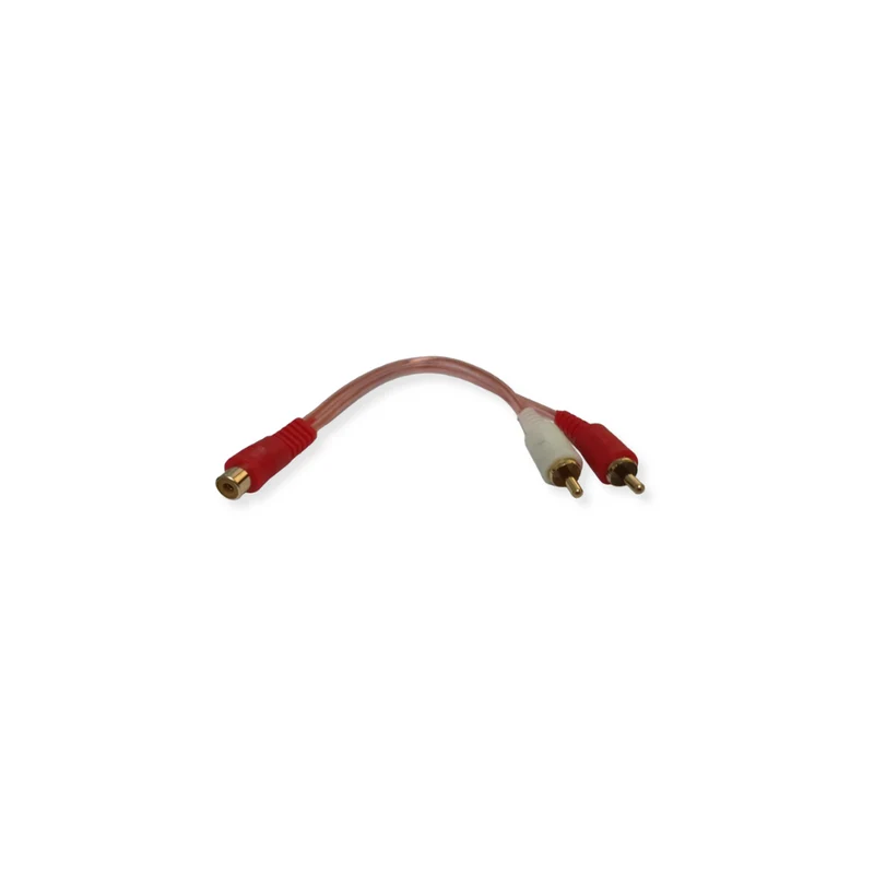 Câble RCA 1 prise femelle et 2 prises mâles ECO2M1F
