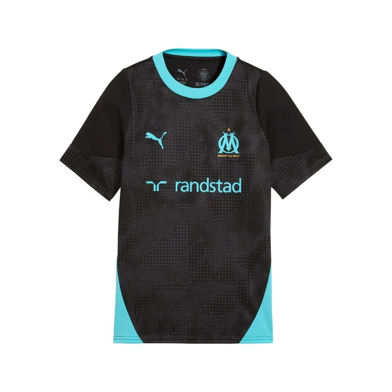 Maillot OM Training Noir Junior