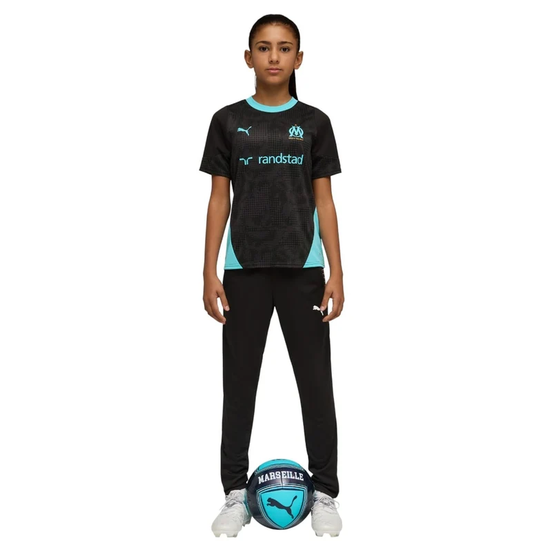 Maillot OM Training Noir Junior