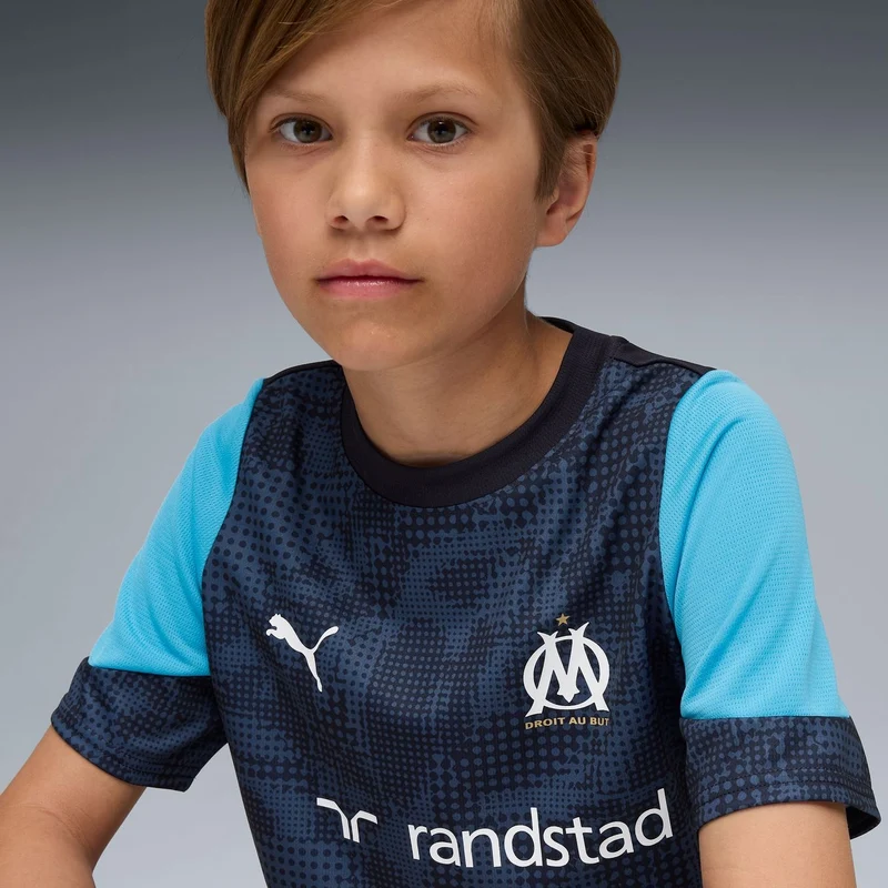 Maillot Training Bleu Navy OM Junior