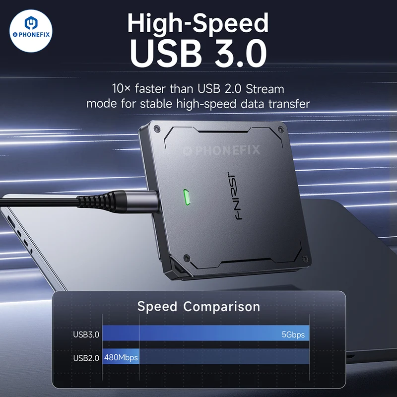 Analyseur logique haute vitesse FNIRSI DLA-16 DLA-32 Plus USB 3.0