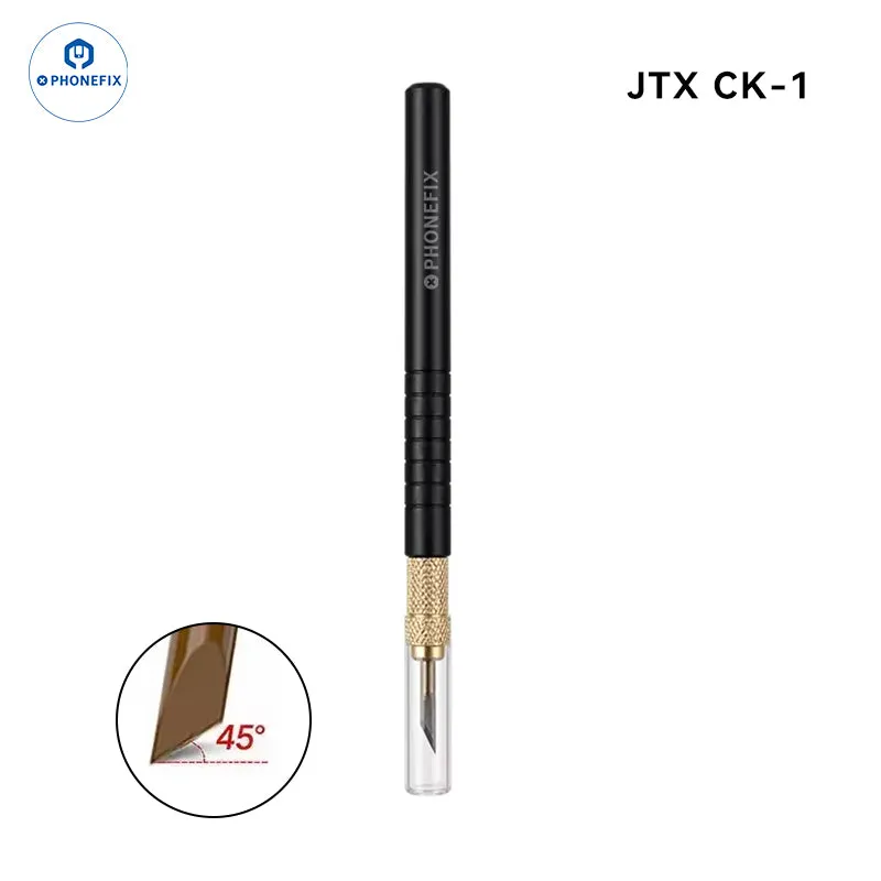 Kit de lames pour retirer la colle des processeurs et des circuits imprimés JTX CK1 et CK2 – Grattoir incliné à 45°