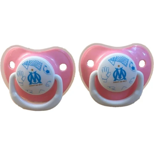 Set De 2 Sucettes Roses OM