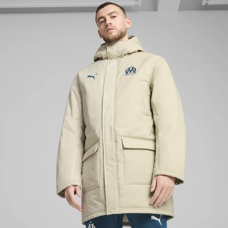 Doudoune OM Beige 24/25