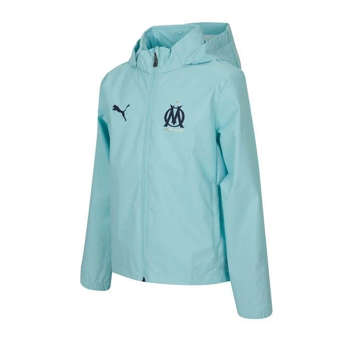 Coupe Vent Training Bleu Ciel OM Junior