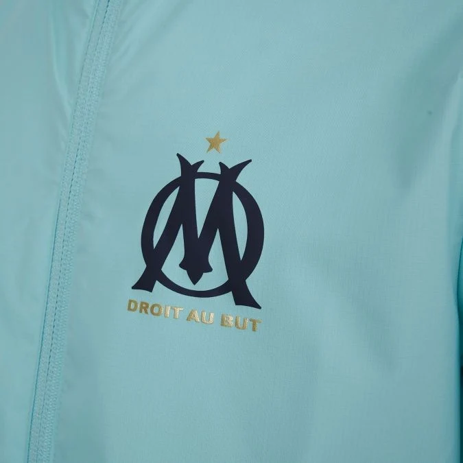 Coupe Vent Training Bleu Ciel OM Junior