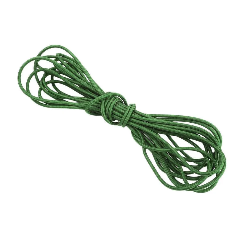 LEDSone Câble décoratif éclairage tissu rond vert 2 noyaux 1m/5m/10m ~2210
