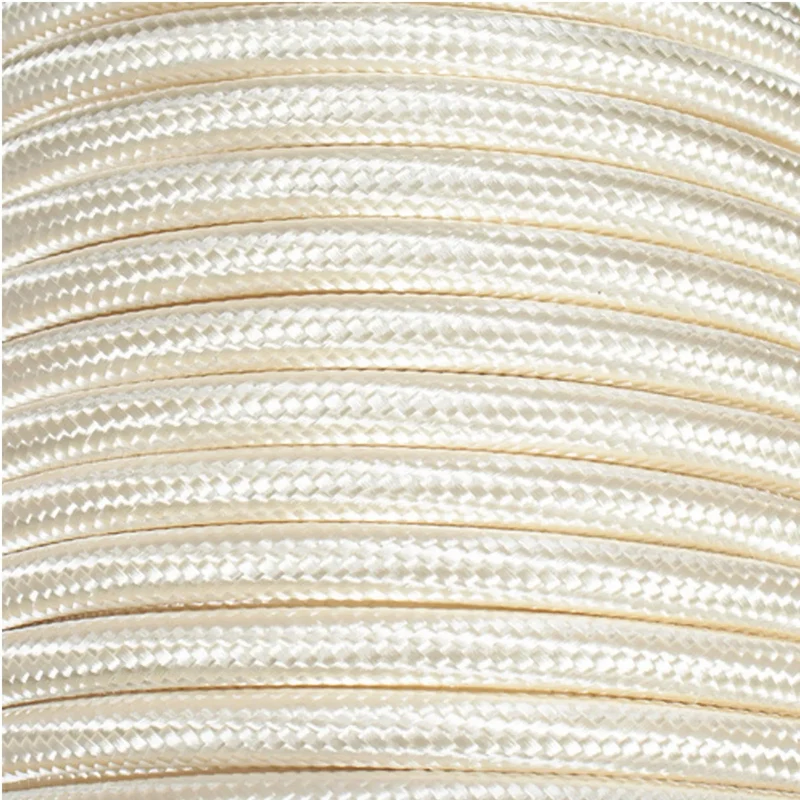 LEDSone Câble électrique textile ivoire rond 2 noyaux | 1m, 5m, 10m pour luminaire ~2208