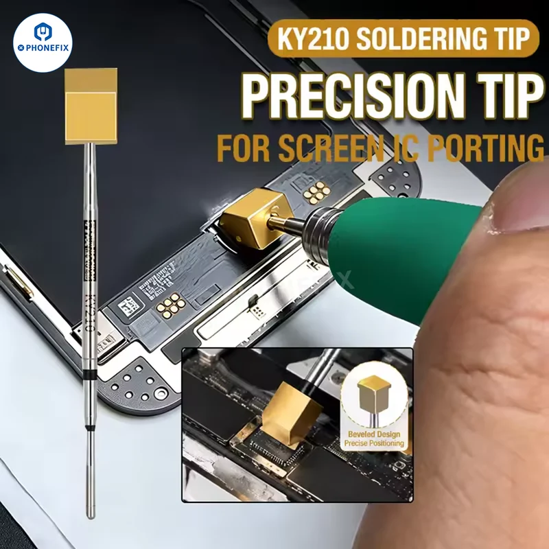 Pointe de soudure KY210 pour remplacement de circuit intégré d'écran d'iPhone 11-17