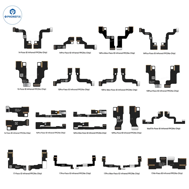 Câble flexible FPC à matrice de points infrarouge JCID pour réparation de la reconnaissance faciale de l'iPhone X-17