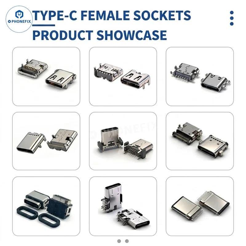 Connecteur mâle Type-C 16 broches, pince de brassage verticale, fiche pour circuit imprimé