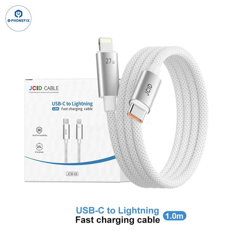 Chargeur rapide GaN JCID et câble de charge pour téléphones portables/appareils électroniques