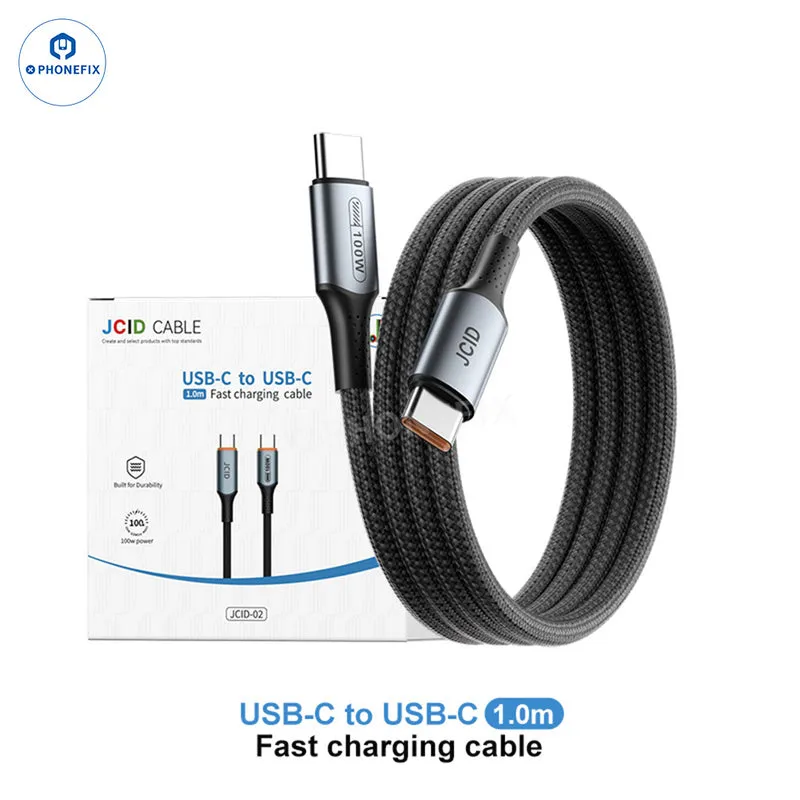 Chargeur rapide GaN JCID et câble de charge pour téléphones portables/appareils électroniques