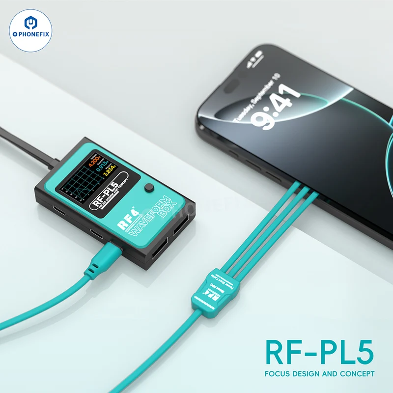 Testeur de forme d'onde de courant RF-PL5 pour le diagnostic des cartes mères d'iPhone