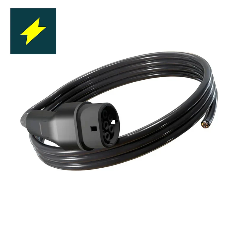 3 Phase Type 2 Tethered EV Charging Cable