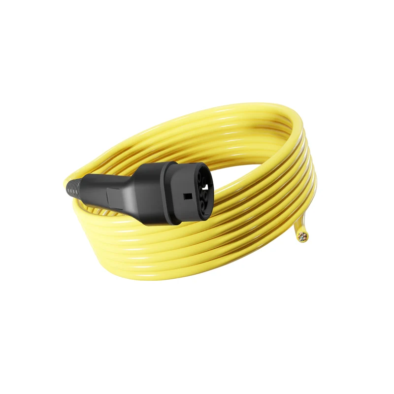 3 Phase Type 2 Tethered EV Charging Cable