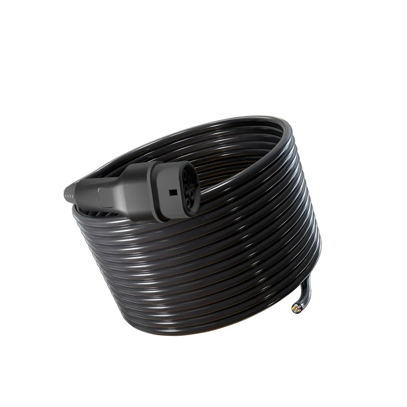 3 Phase Type 2 Tethered EV Charging Cable