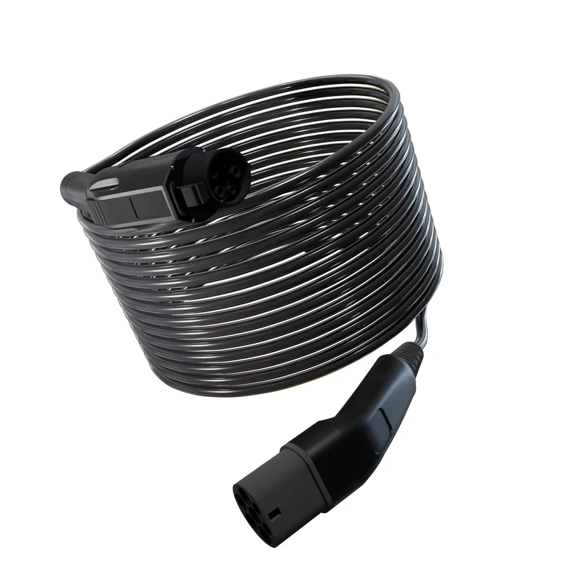 Type 1 to Type 2 EV Charging Cable
