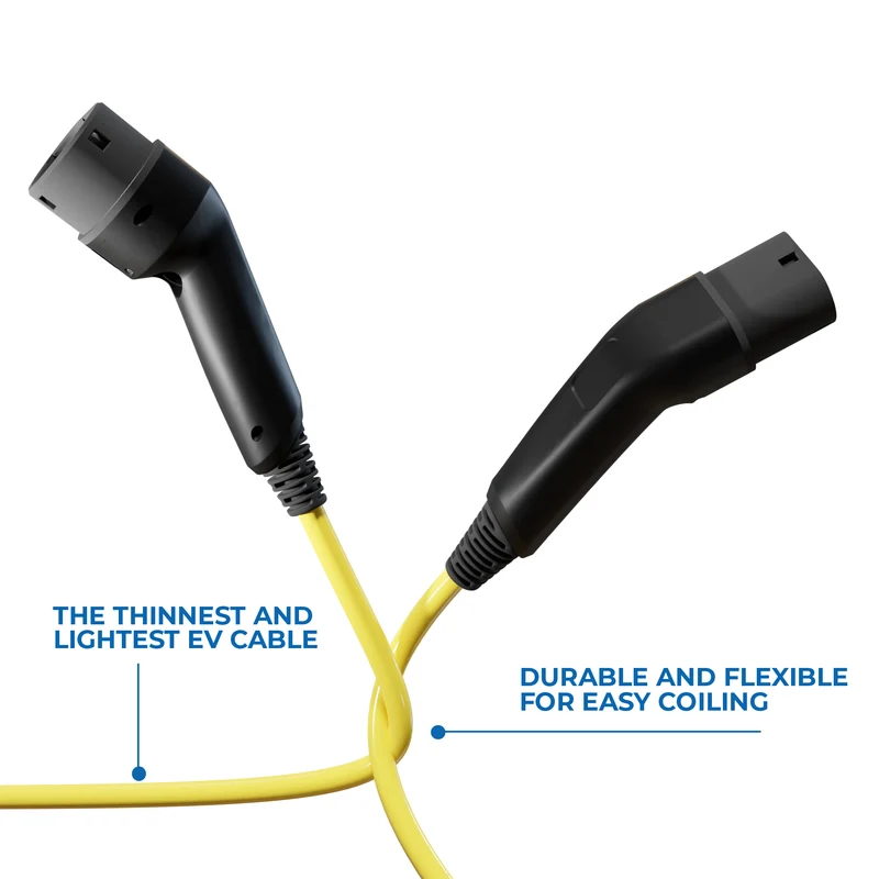 3 Phase Type 2 to Type 2 EV Charging Cable