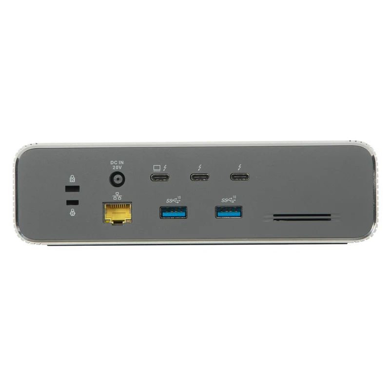 Station d'accueil EcoSmart™ Thunderbolt™ 5 avec double sortie vidéo 8K / triple sortie 4K et adaptateur secteur 140 W