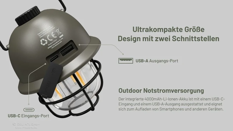 LR40 - Campinglaterne - 100 Lumen