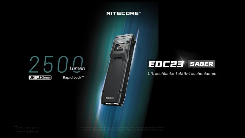 EDC23 Saber - 2500 Lumen