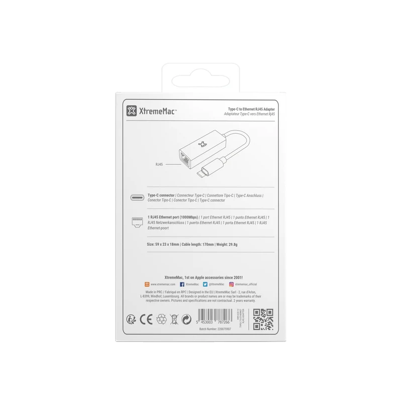 Type-C to ETHERNET Adapter