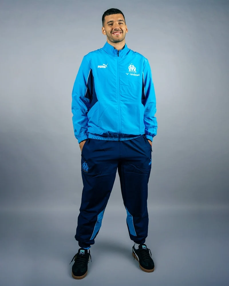 Veste Archive OM Bleu Azur