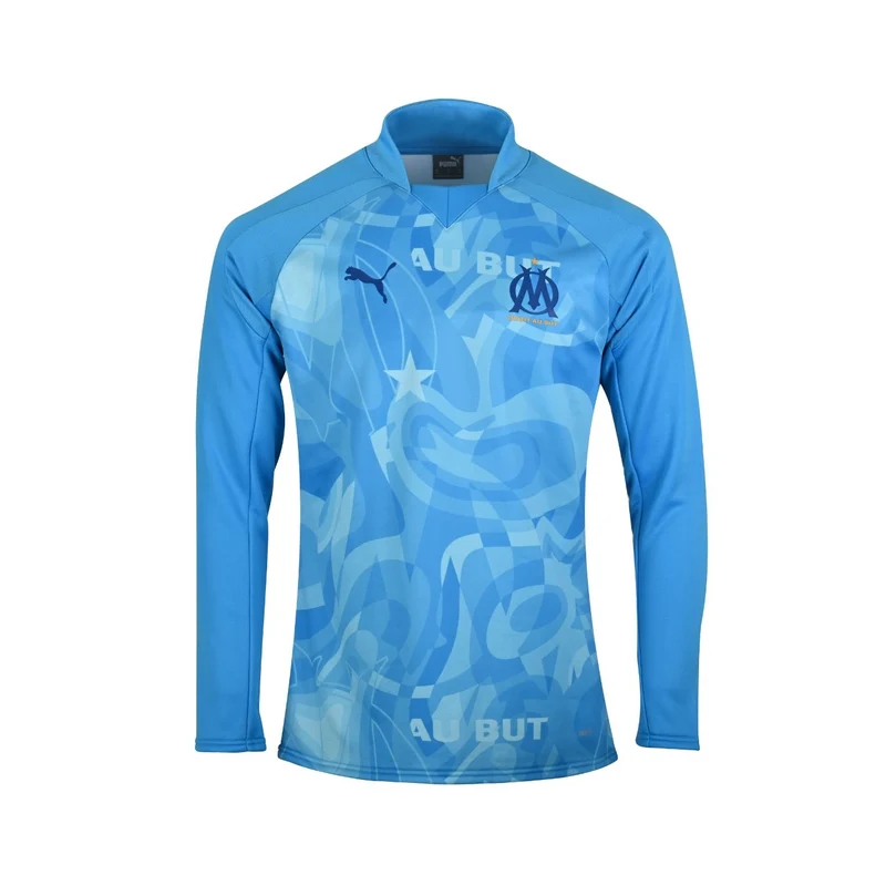 Sweat Pre-Match OM Bleu Ciel