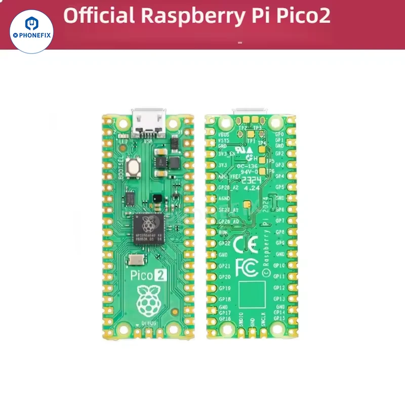 Carte de développement mini Raspberry Pi Pico 2 2W RP2350 double cœur