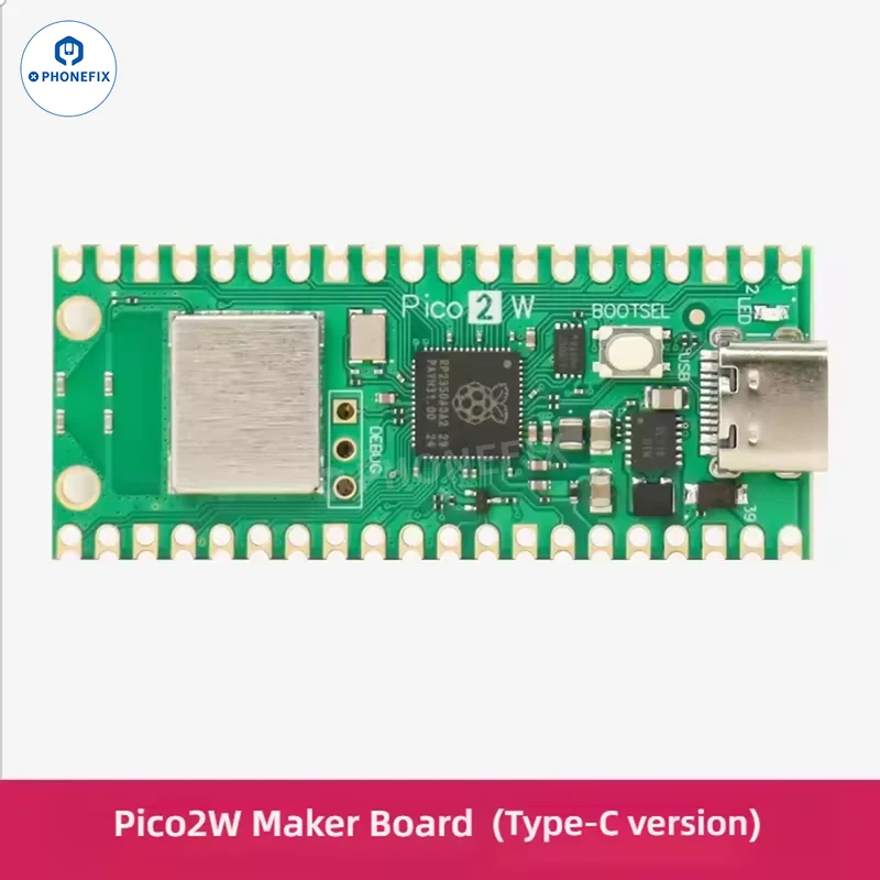 Carte de développement mini Raspberry Pi Pico 2 2W RP2350 double cœur