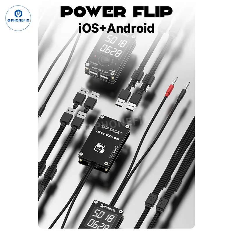 Câble d'alimentation intelligent MECHANIC Power Flip pour iPhone 8-17 et Android