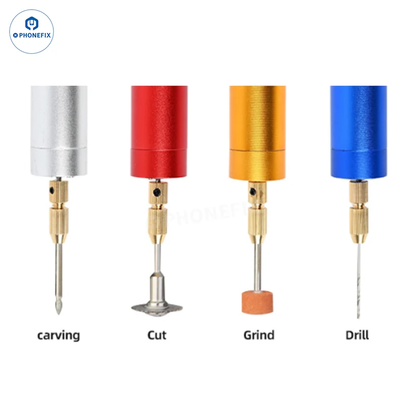 Mandrin de perçage universel à 3 mors de 2.35 mm pour outils de meulage de circuits imprimés