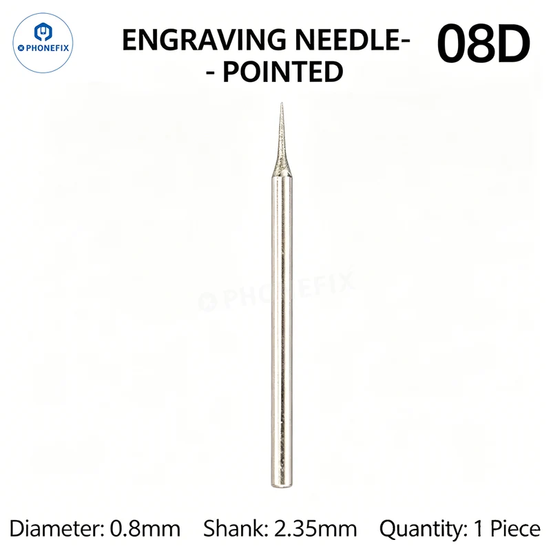 Foret diamanté de 2.35 mm pour la réparation de circuits imprimés