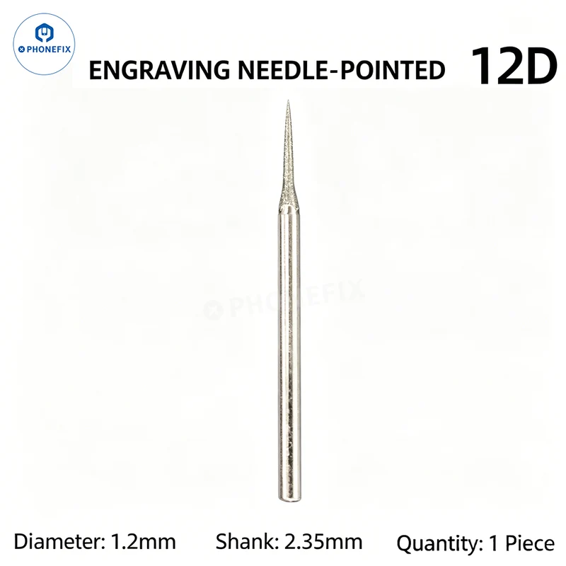 Foret diamanté de 2.35 mm pour la réparation de circuits imprimés