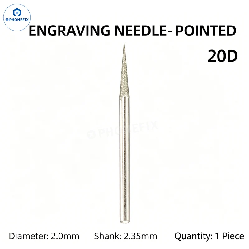 Foret diamanté de 2.35 mm pour la réparation de circuits imprimés