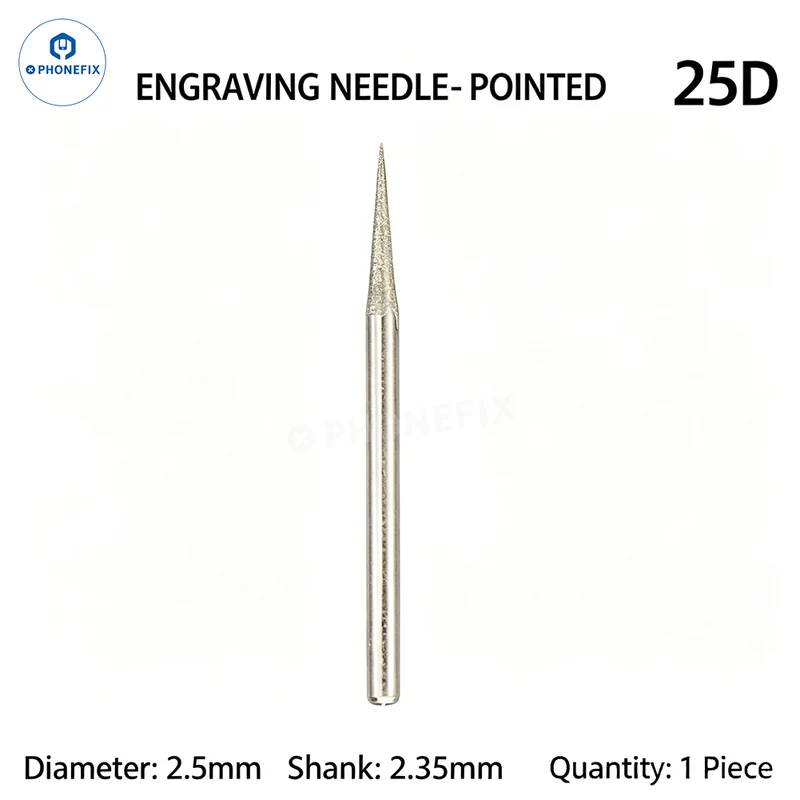 Foret diamanté de 2.35 mm pour la réparation de circuits imprimés