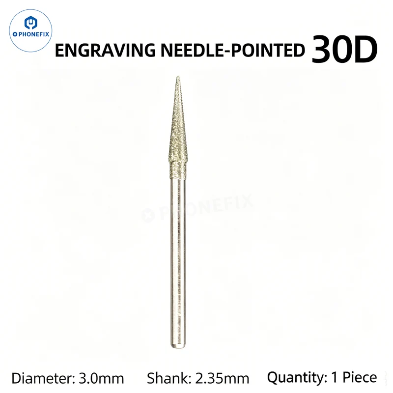 Foret diamanté de 2.35 mm pour la réparation de circuits imprimés