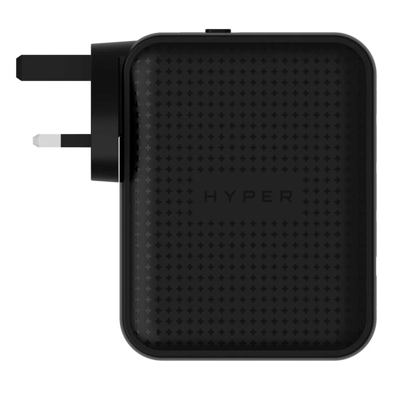 Chargeur de voyage HyperJuice® 145 W USB-C GaN testé pour la sécurité avec 4 ports - Noir