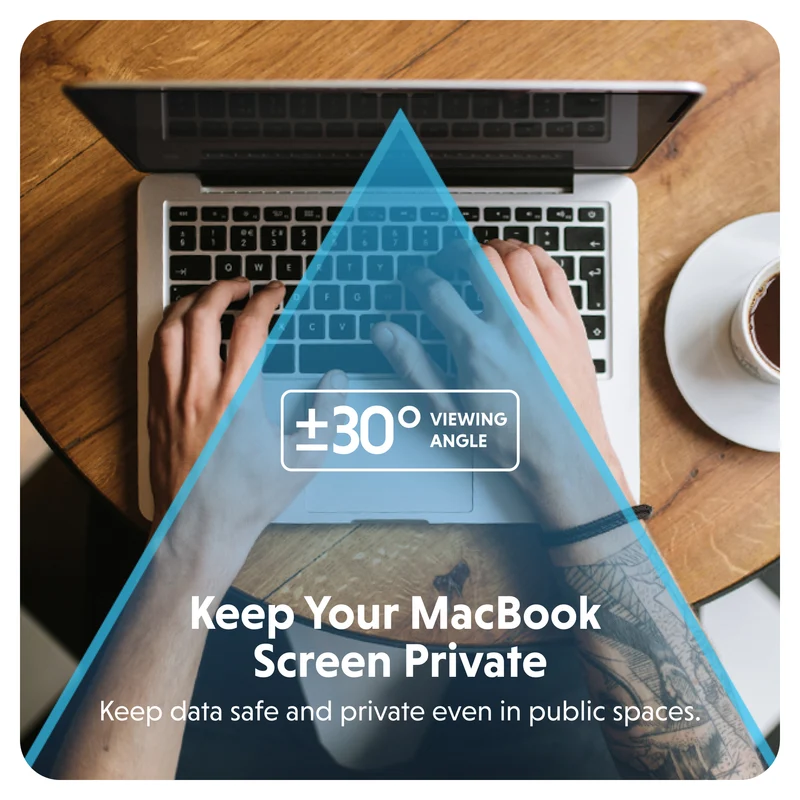 Écran de confidentialité magnétique HyperShield pour MacBook Pro 14" (en anglais)