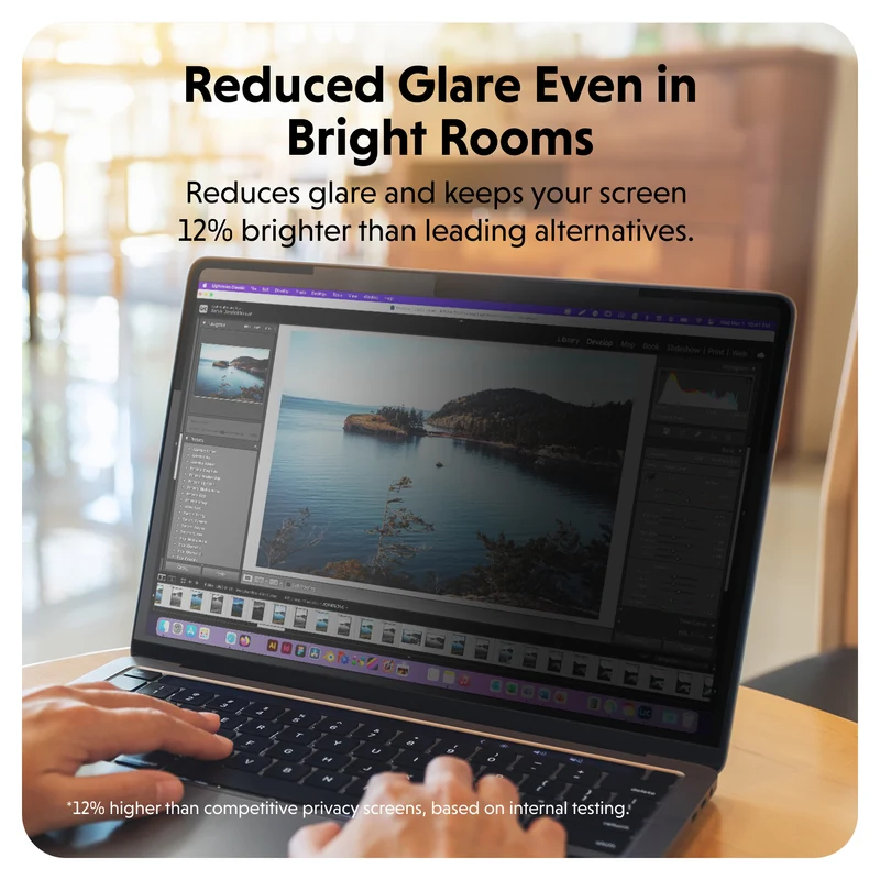 Écran de confidentialité magnétique HyperShield pour MacBook Pro 14" (en anglais)