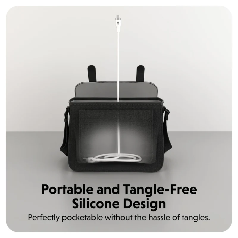 HyperJuice Câble de charge USB-C en silicone (1,5 m) - Blanc