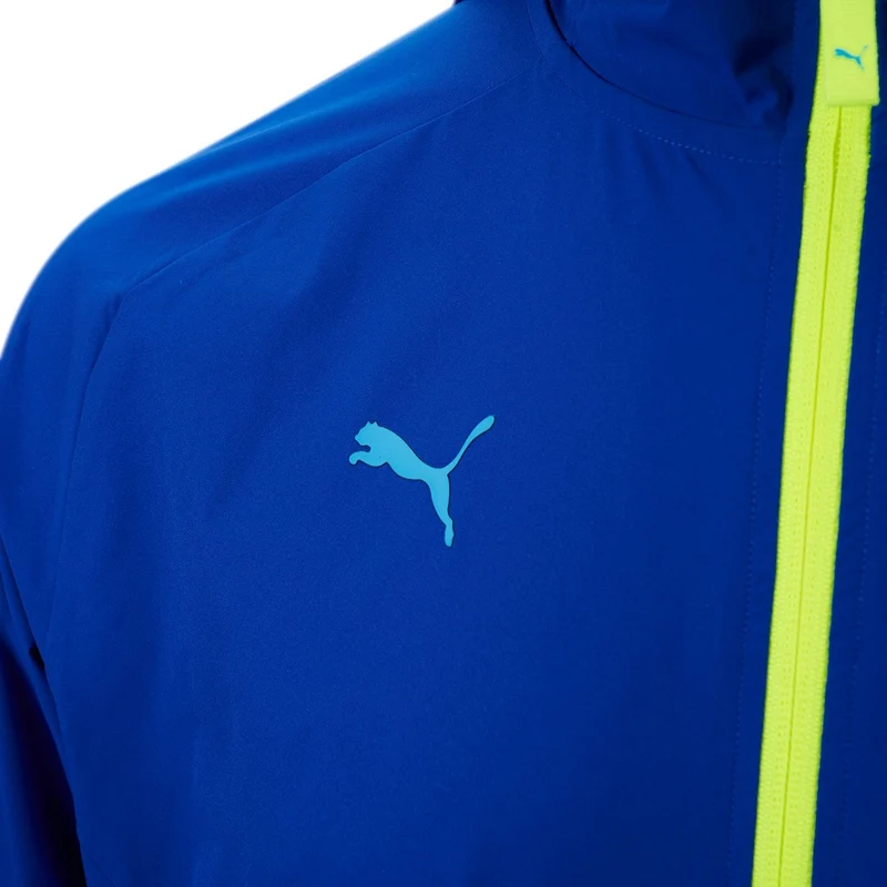 Veste Travel Bleu Et Jaune OM